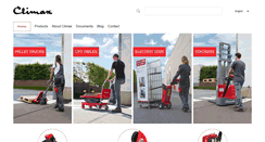 Desktop Screenshot of climaxhandling.com