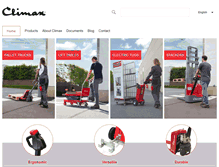 Tablet Screenshot of climaxhandling.com